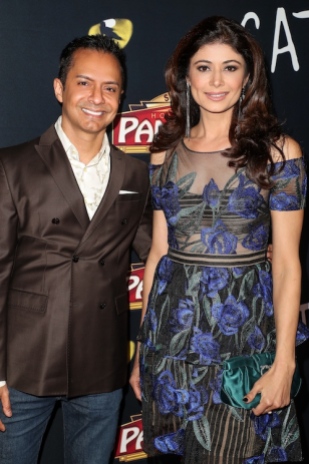 Ghalib Shiraz Dhalla and Pooja Batra attend 'Cats' opening night, Pantages Theatre, Los Angeles, USA